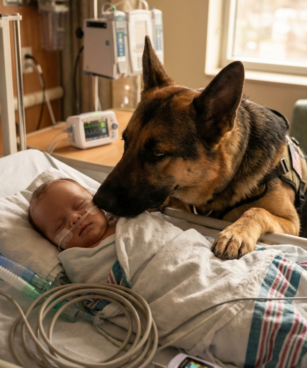 The boy was surviving only on life-support, and doctors had given up hope—until his dog walked into the room and something incredible happened.