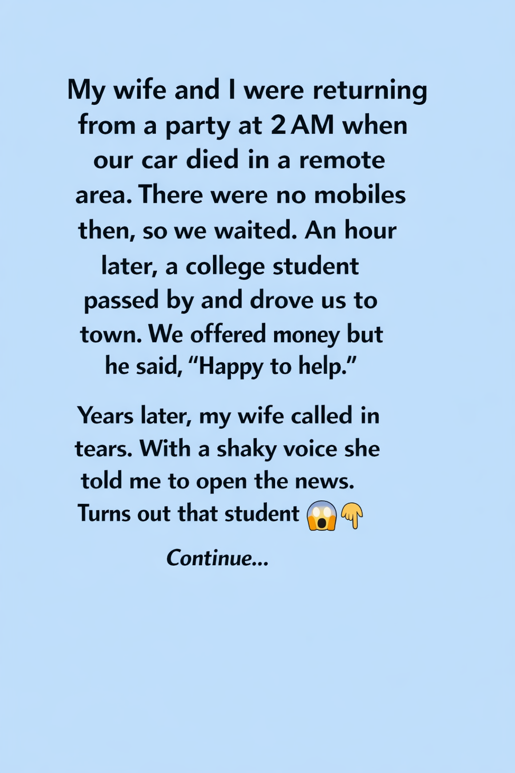 When the Man Who Saved Us Turned Out to Be a Predator