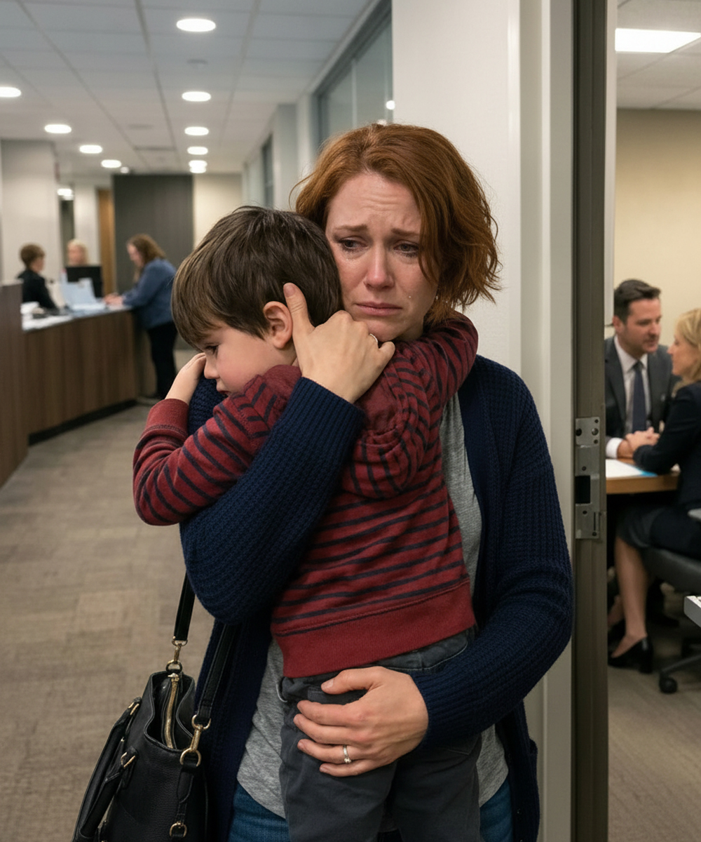 I Won Fifty Million Dollars and Carried My Son Into My Husband’s Office to Share the News — Yet What I Heard Outside His Door Made Me Walk Away With a Very Different Plan