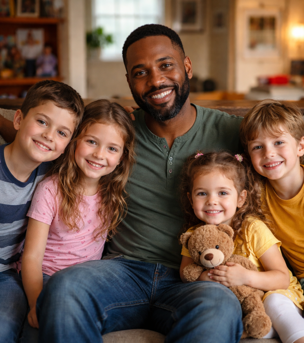 I Adopted Four Siblings Who Were About to Be Separated—One Year Later, a Stranger Knocked on My Door and Revealed the Truth About Their Parents