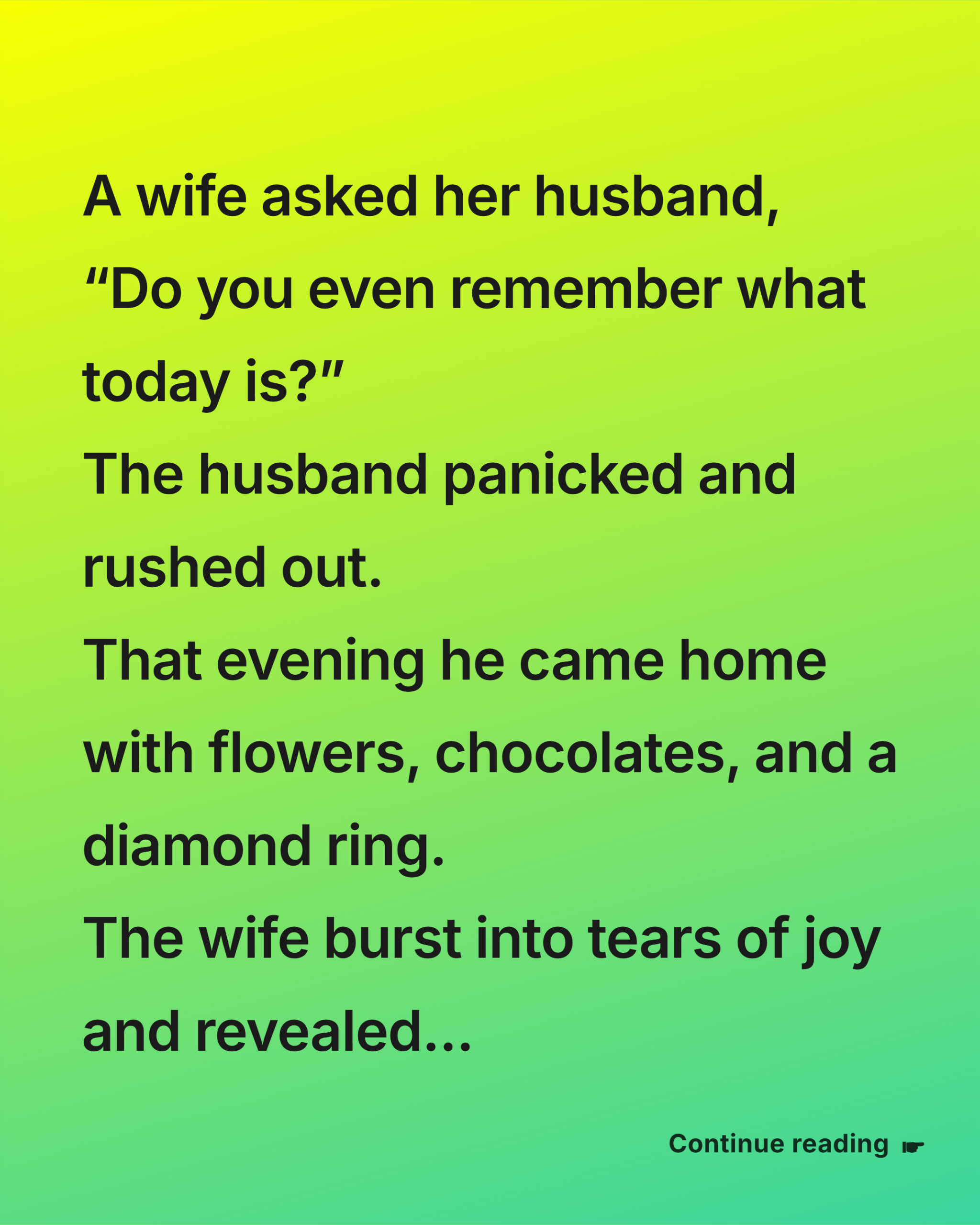 Marriage is basically two people asking each other, question revealed