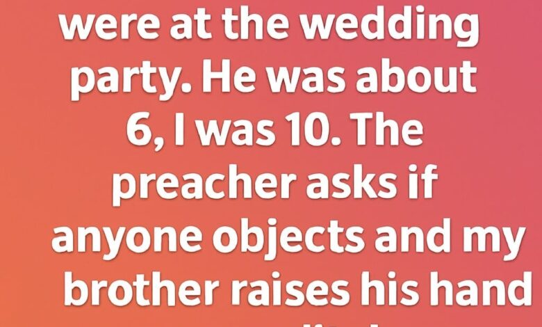 A Child Raised His Hand at My Dad’s Wedding — His Reason Melted Everyone’s Heart