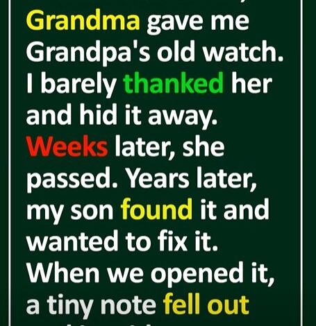 The Watch That Never Ticked