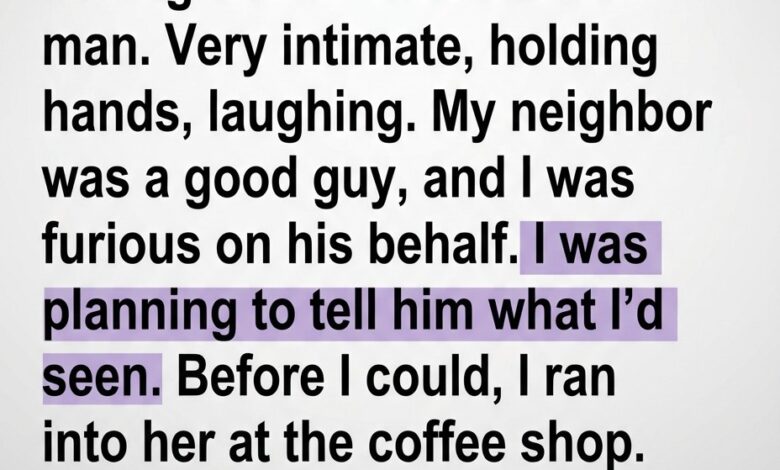 I Thought My Neighbor’s Wife Was Cheating — Until the Truth Changed Everything
