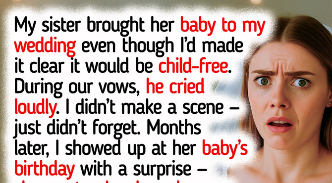 My Sister Ruined My Wedding with Her Baby — My Cold Revenge Caught Her Completely Off Guard