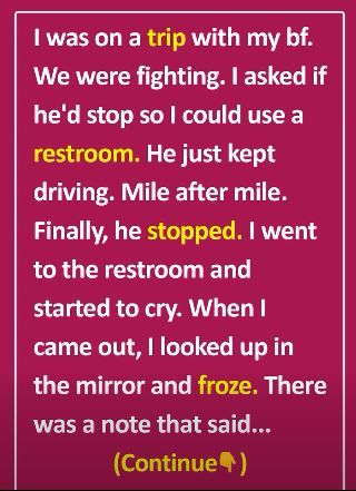 The Note in the Restroom That Changed Everything