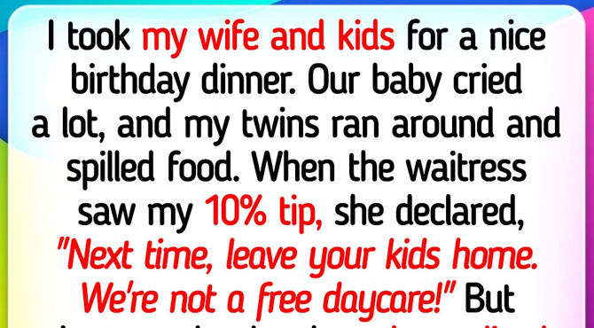 The Waitress Shamed Me for Tipping “Only 10%”—But I Turned the Tables