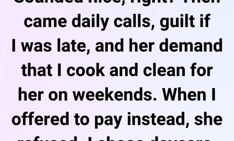 My Mother-in-Law Offered to Babysit for Free — But Her ‘Help’ Came With a Hidden Price