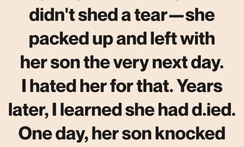 After My Dad’s Funeral, My Stepmom Vanished Without a Word — 13 Years Later, Her Son Returned With the Truth She Hid