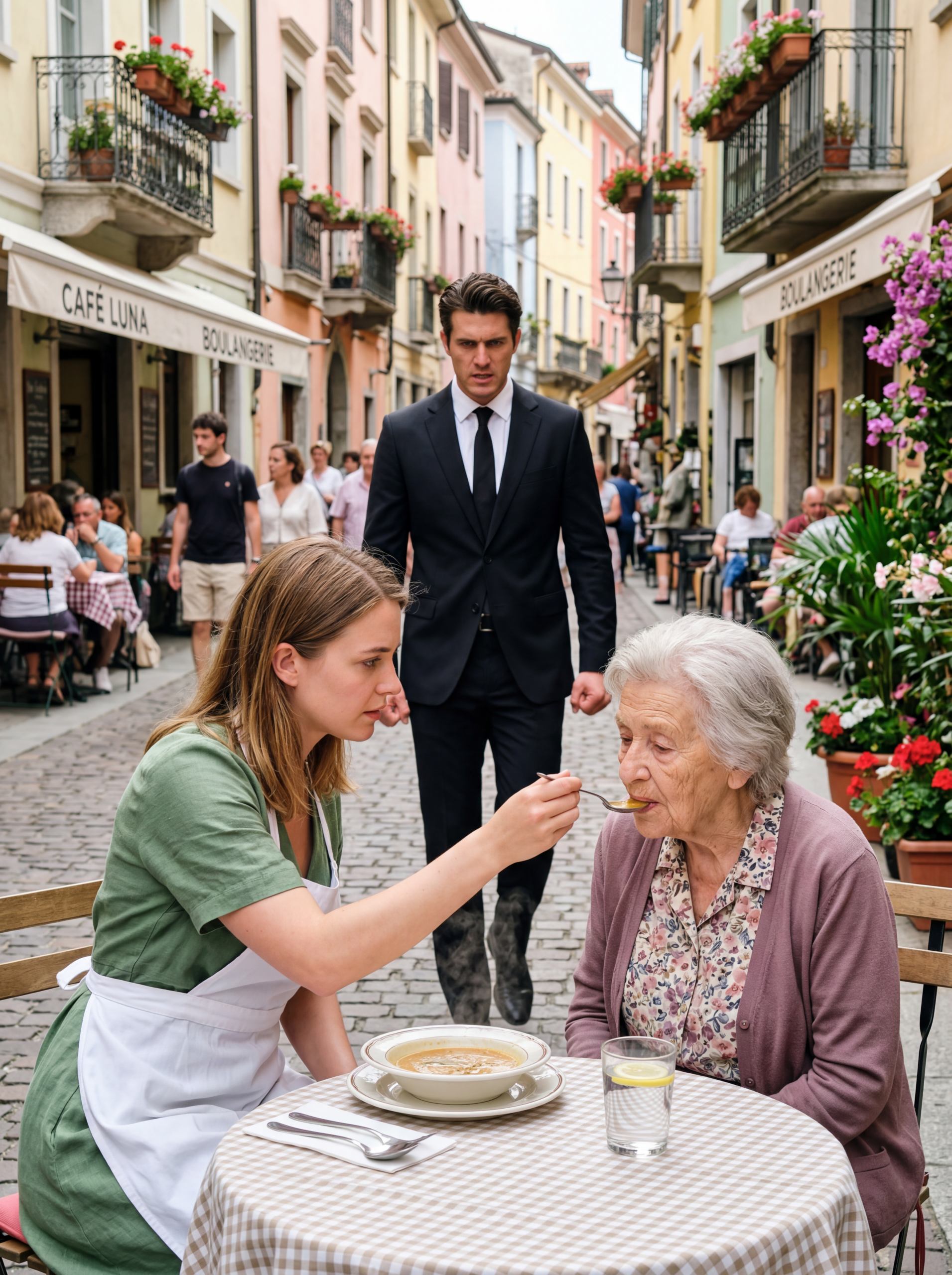 A Billionaire Saw A Humble Waitress Gently Feeding His Mother With Parkinson’s In A Small Restaurant — The Decision He Made After Watching Her Changed All Their Lives
