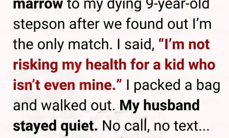 I Refused to Help My Stepson When He Needed Me Most, Two Weeks Later, I Came Home to Something That Changed Me Forever!