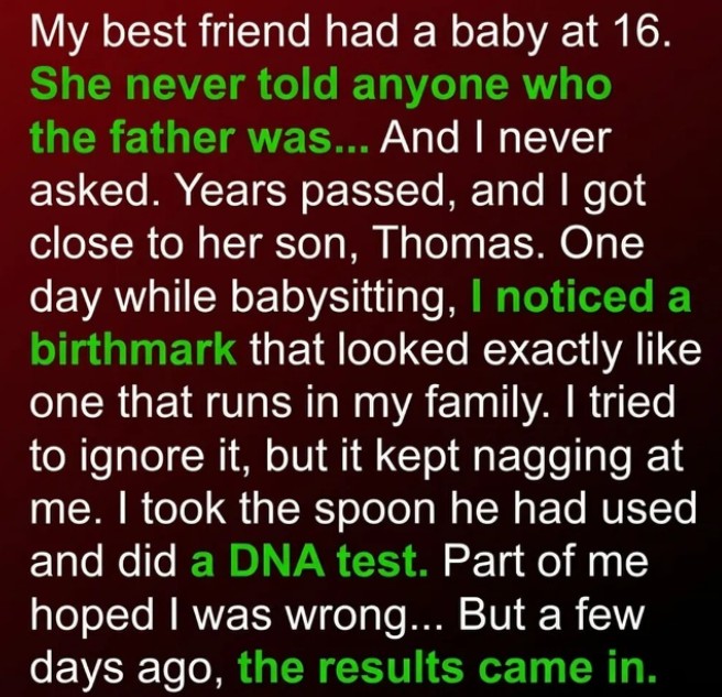 How did my friend’s son have my family’s unique birthmark? The answer was more twisted than I imagined.