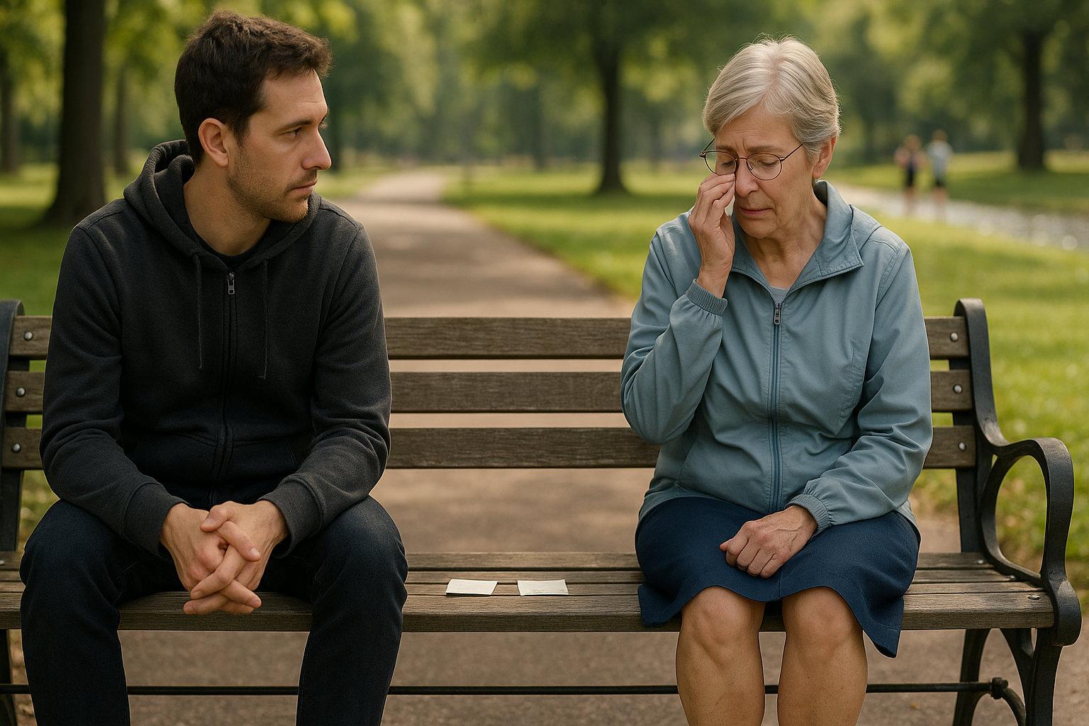 I first noticed her because of the way she walked.