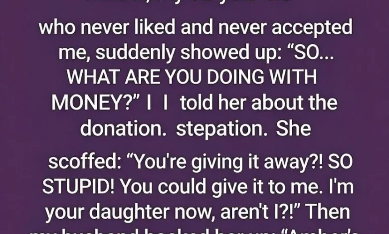 After We Donated Our Late Daughter’s College Fund, My Stepdaughter Demanded It Instead