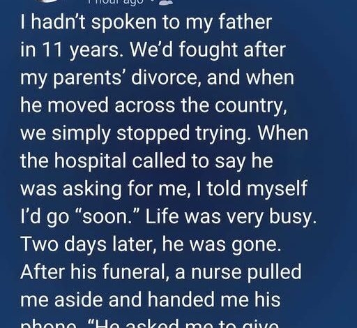 I Thought My Father Abandoned Me—The Truth I Learned After His Funeral Broke Me