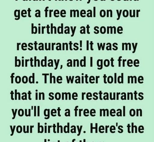 Why Some Restaurants Offer Free Birthday Meals