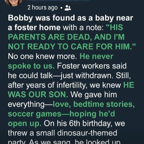 We Adopted a Silent Boy — His First Words a Year Later Shattered Everything: “My Parents Are Alive”