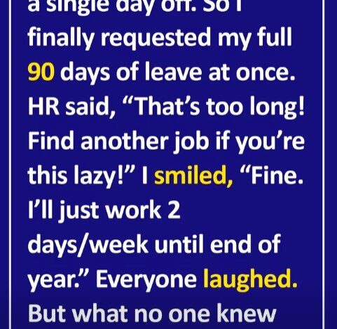 I Was Denied My Days Off, So I Beat HR at Their Own Game