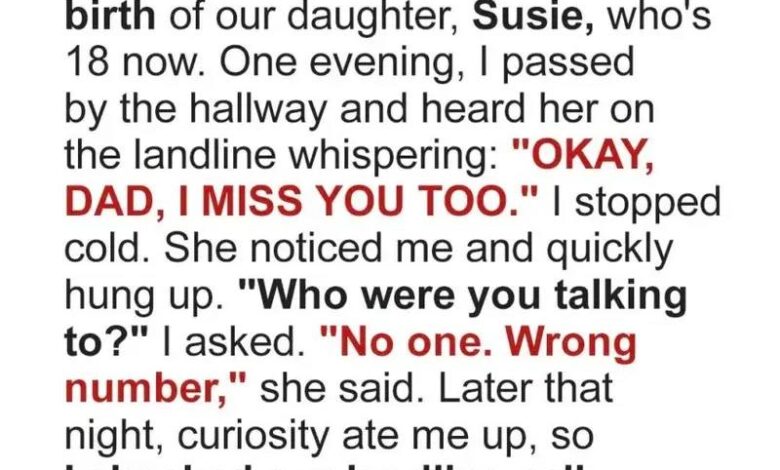 I Heard My Daughter Whisper ‘I Miss You, Dad’ into the Landline – but I Buried Her Father 18 Years Ago