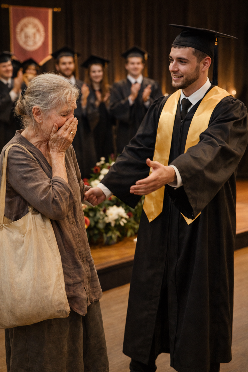They Mocked Me for Being the Son of a Garbage Collector — But at Graduation, One Sentence I Said Made Everyone Fall Silent and Cry