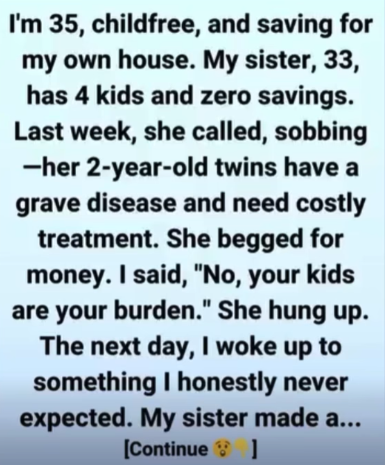 I Refuse To Spend My Savings To Rescue My Sister’s Children—My Money Is Not A Family Fund