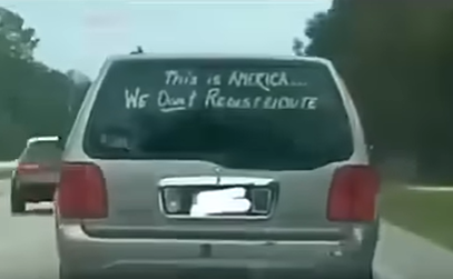 A message written on the back of an SUV quickly went viral after being shared online.The message was spotted on the back of the SUV, and many applauded the driver after a Reddit user shared the photo on the site…Find out what was written in the first comment👇👇