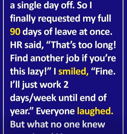 I Was Denied My Days Off, So I Beat HR at Their Own Game