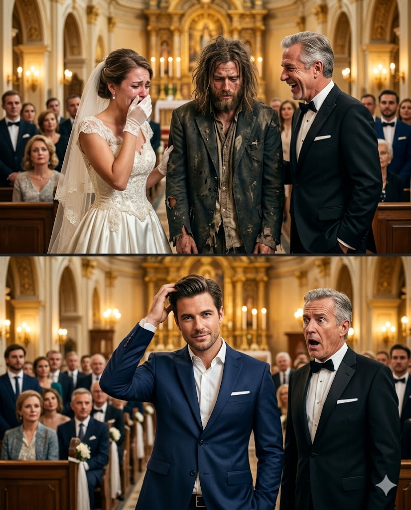 Your Stepfather Forced You to Marry a Beggar to Steal Your Billion-Dollar Inheritance — But at the Altar, His Secret Stunned Everyone
