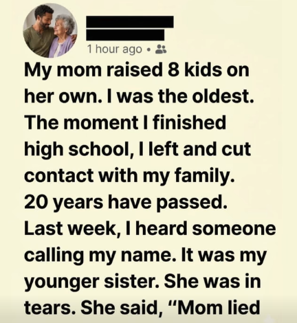 I Thought My Mother Ruined My Life Until My Sister Told Me the Truth