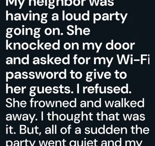 Why I Said No to My Neighbor’s Wi-Fi Request – And What Happened After