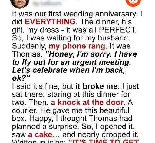 ‘It’s Time to Get Divorced!’: The Message on My Anniversary Cake Led Me to a Shocking Truth — Story of the Day