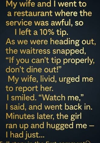 How One Simple Act of Kindness Transformed the Entire Evening..