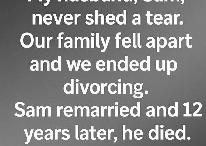 Why My Husband Never Cried — Until I Learned the Truth Years Later