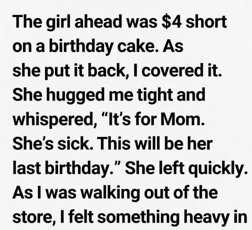 HEARTBREAKING Grocery Store Encounter Changes One Stranger Forever After Young Girl Reveals the Emotional Truth Behind Her Small Birthday Cake