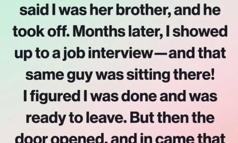 I Pretended to Be a Stranger’s Brother on a Rainy Street—Months Later, She Changed My Life Forever