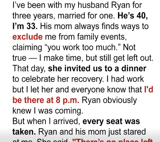 My MIL Always Excluded Me from Family Events, and My Husband Never Defended Me – I Had Enough and Took My Revenge Gracefully