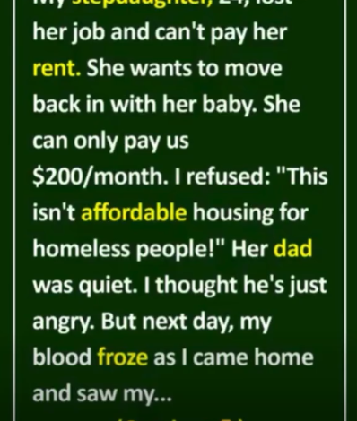 I Refuse to Let My Homeless Stepdaughter Move In, This Is Not an Affordable Housing