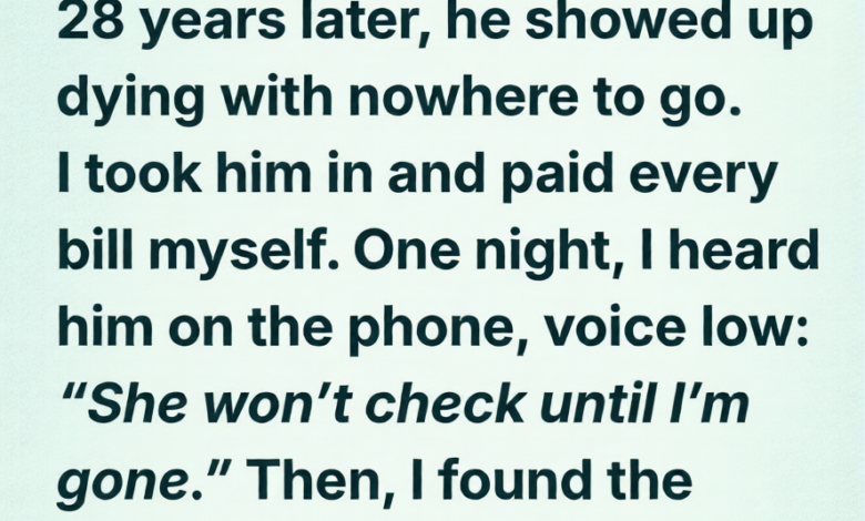 Dad Left Me Behind as a Child—But the Secret He Hid Before Dying Left Me in Tears
