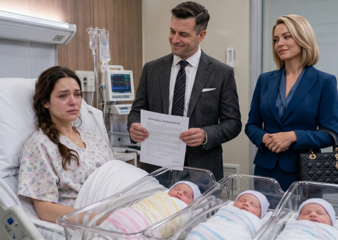 After I Gave Birth to Our Triplets, My Husband Brought His Mistress to The Hospital—But He Had No Idea Who My Parents Really Were