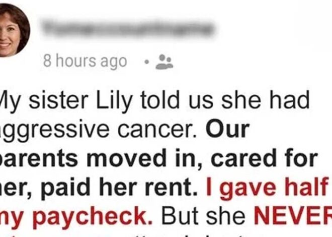 My Younger Sister Asked Our Parents to Move In and Help While She Was Sick – Then the Terrible Truth Came Out