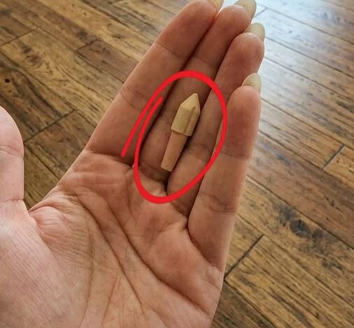 I found this in my husband’s pants pocket when I was about to wash his clothes.