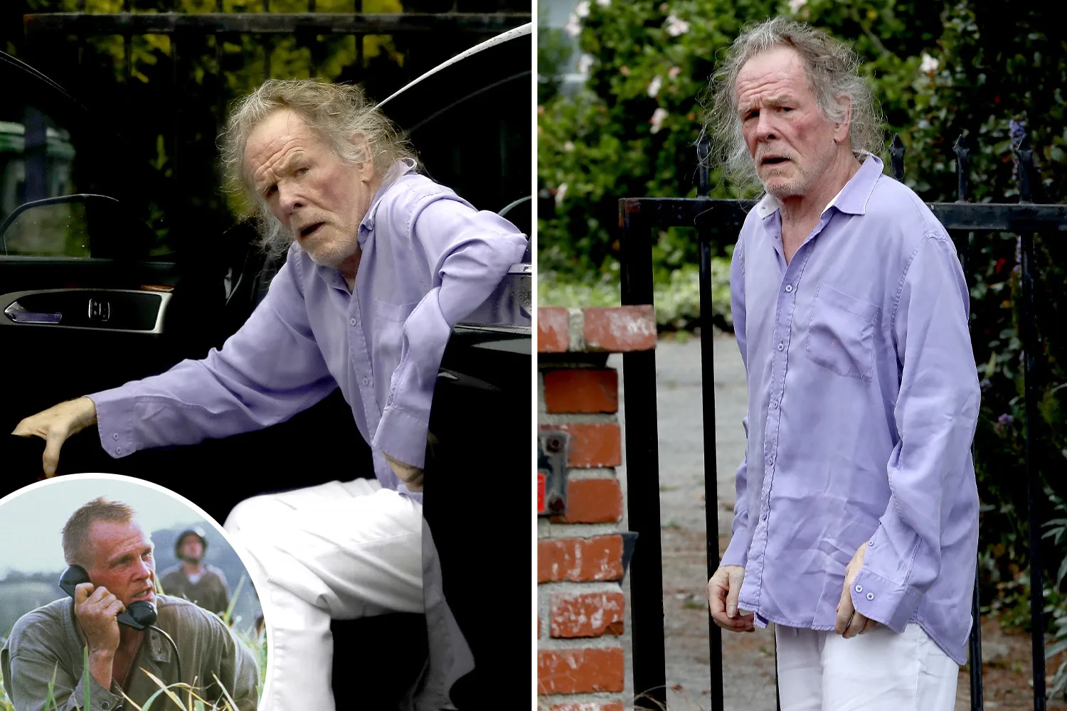 Nick Nolte, 83, appears worlds away from his ’90s heyday, sporting unkempt hair and a rumpled look during a rare Malibu sighting