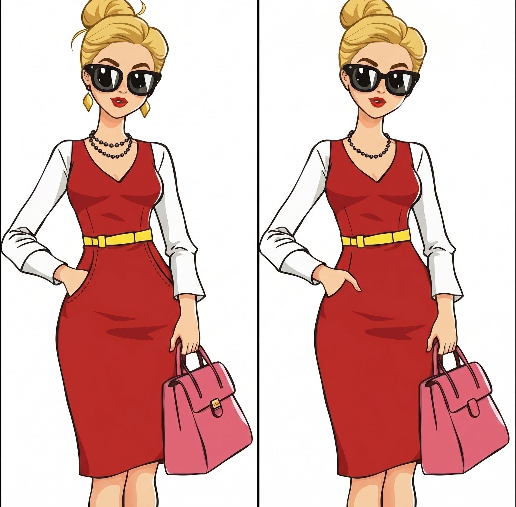 Only 1% of observers can spot all 5 differences in this stylish photo