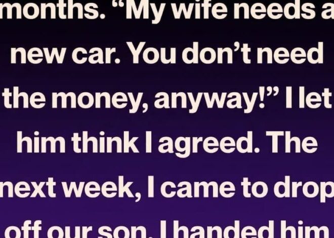 HE WANTED TO STOP CHILD SUPPORT TO BUY HIS WIFE A NEW CAR