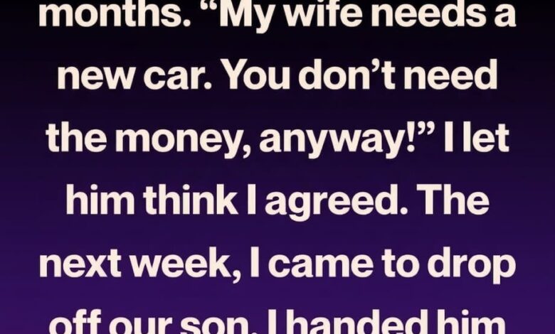 HE WANTED TO STOP CHILD SUPPORT TO BUY HIS WIFE A NEW CAR