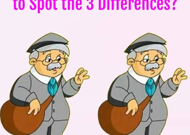 Are Your Eyes Sharp Enough to Spot the 3 Differences?