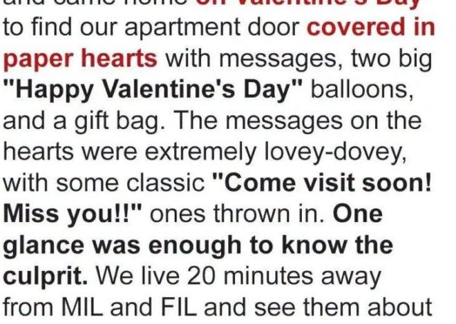 My MIL Gave My Husband and Me the Weirdest Valentine’s Gifts — Was My Reaction Justified?