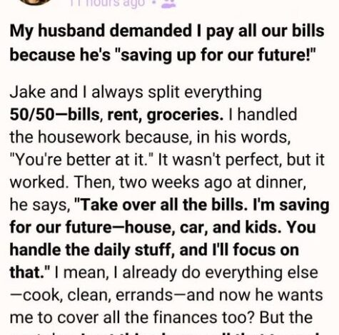He Demanded I Cover All Our Expenses… Then a Stranger Called and Shattered My Marriage