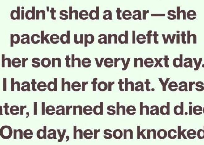 My Stepmother Disappeared Right After My Dad’s Funeral — Thirteen Years Later, Her Son Came Back With the Truth