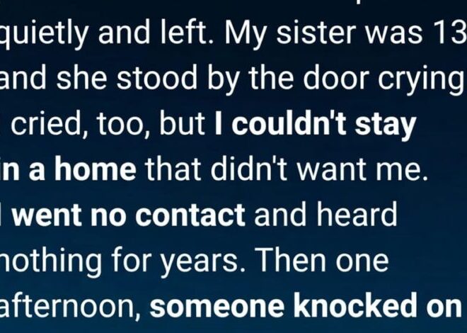 I ran away pregnant and penniless to save my baby. 10 years later, my sister finally found the “new life” I built from nothing.